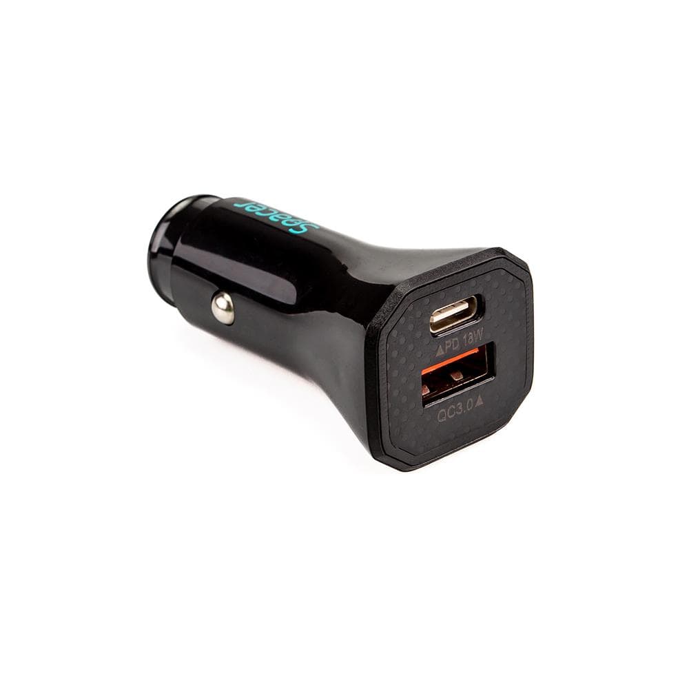 Incarcator auto Spacer Fast Charge 12W, 5V/2.4A max, putere 12W, - 3