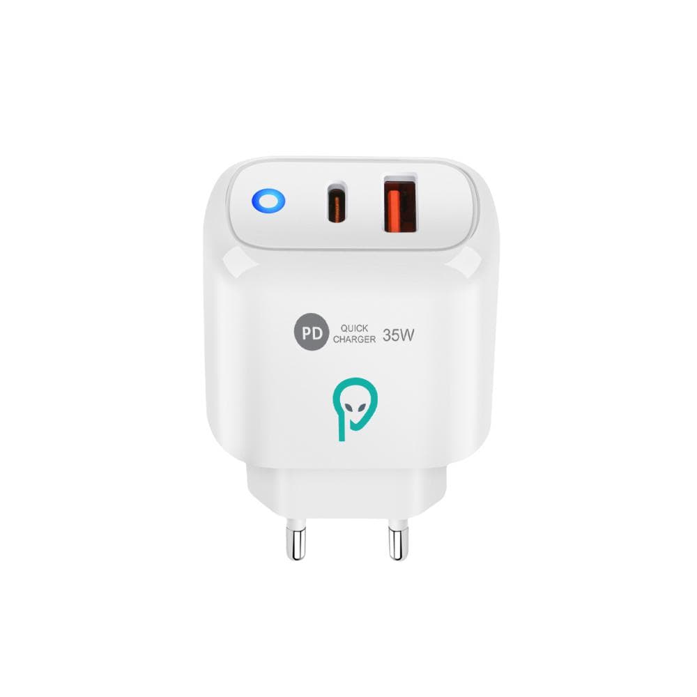 Alimentator retea SPACER Quick Charge 35W, USB Type-C PD (max - 2