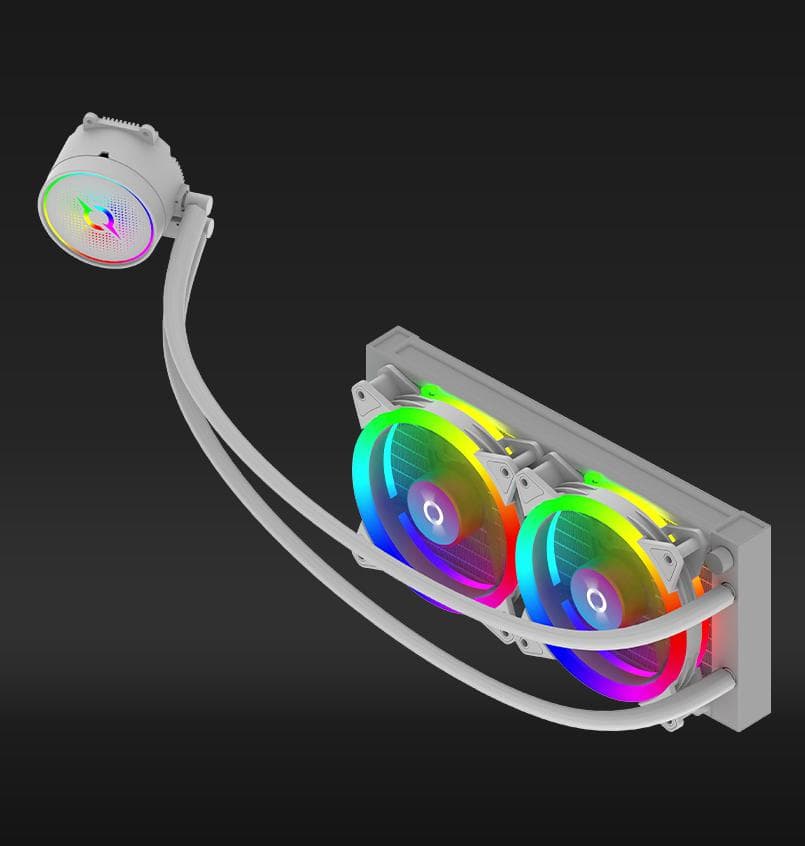 Cooler Procesor AQYRIS AQUARIUS 240 AIO ARGB ALB - 3