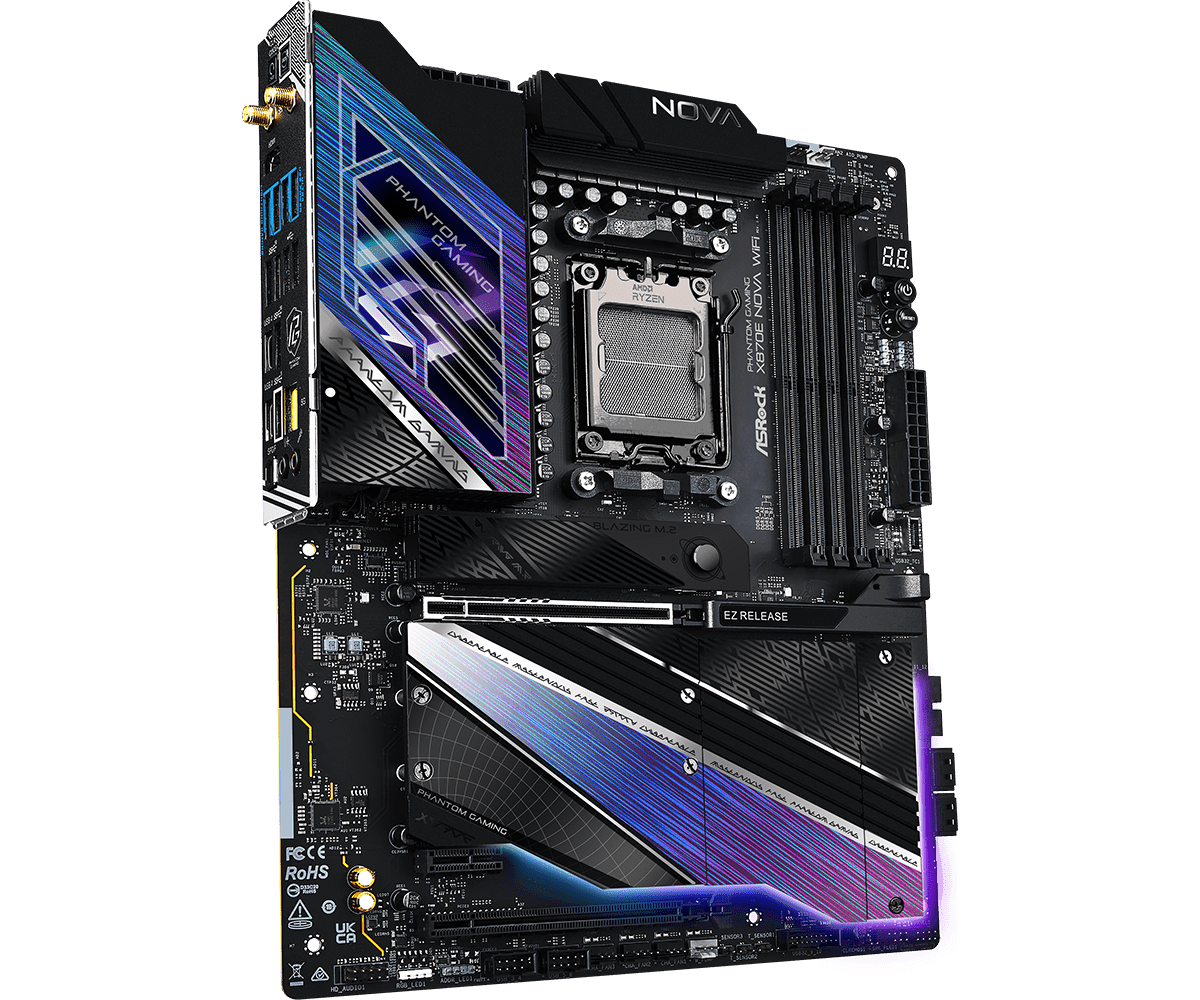 Placa de baza ASRock X870E NOVA WIFI, Socket AM5, DDR5, - 4