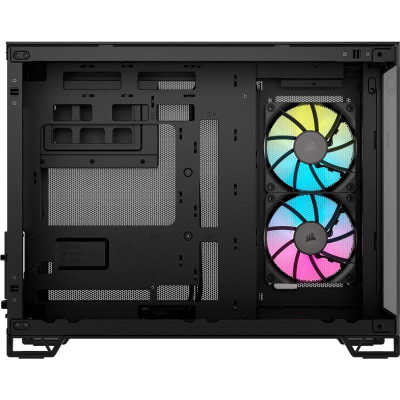 Carcasa CORSAIR 2500X RGB, Mini Tower, Black - 4