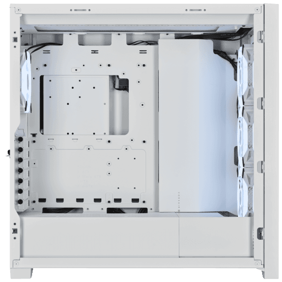 Carcasa Corsair 5000X RGB QL Edition, Mid Tower, White - 2