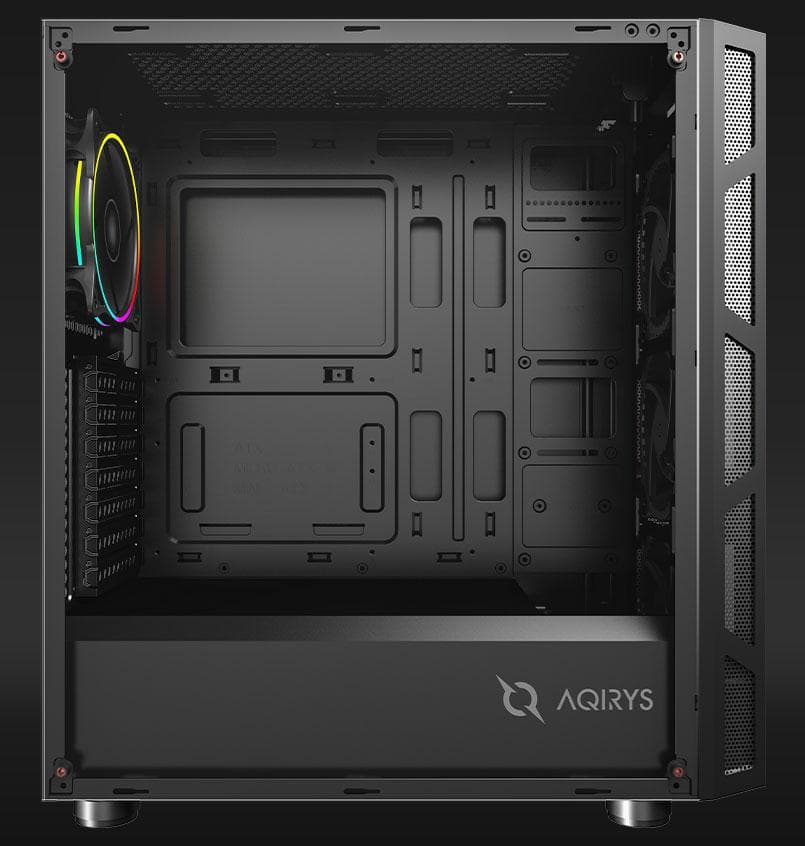Carcasa AQIRYS ANTARES, RGB, Mid Tower, Black - 5
