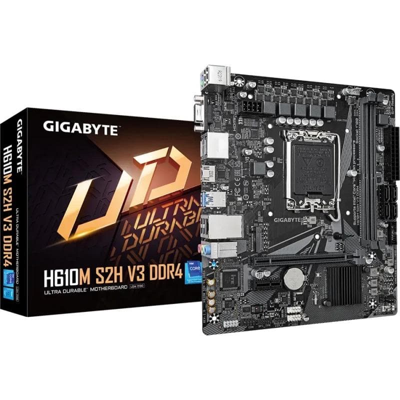 Placa de baza Gigabyte H610M S2H V3, Socket 1700, DDR4,