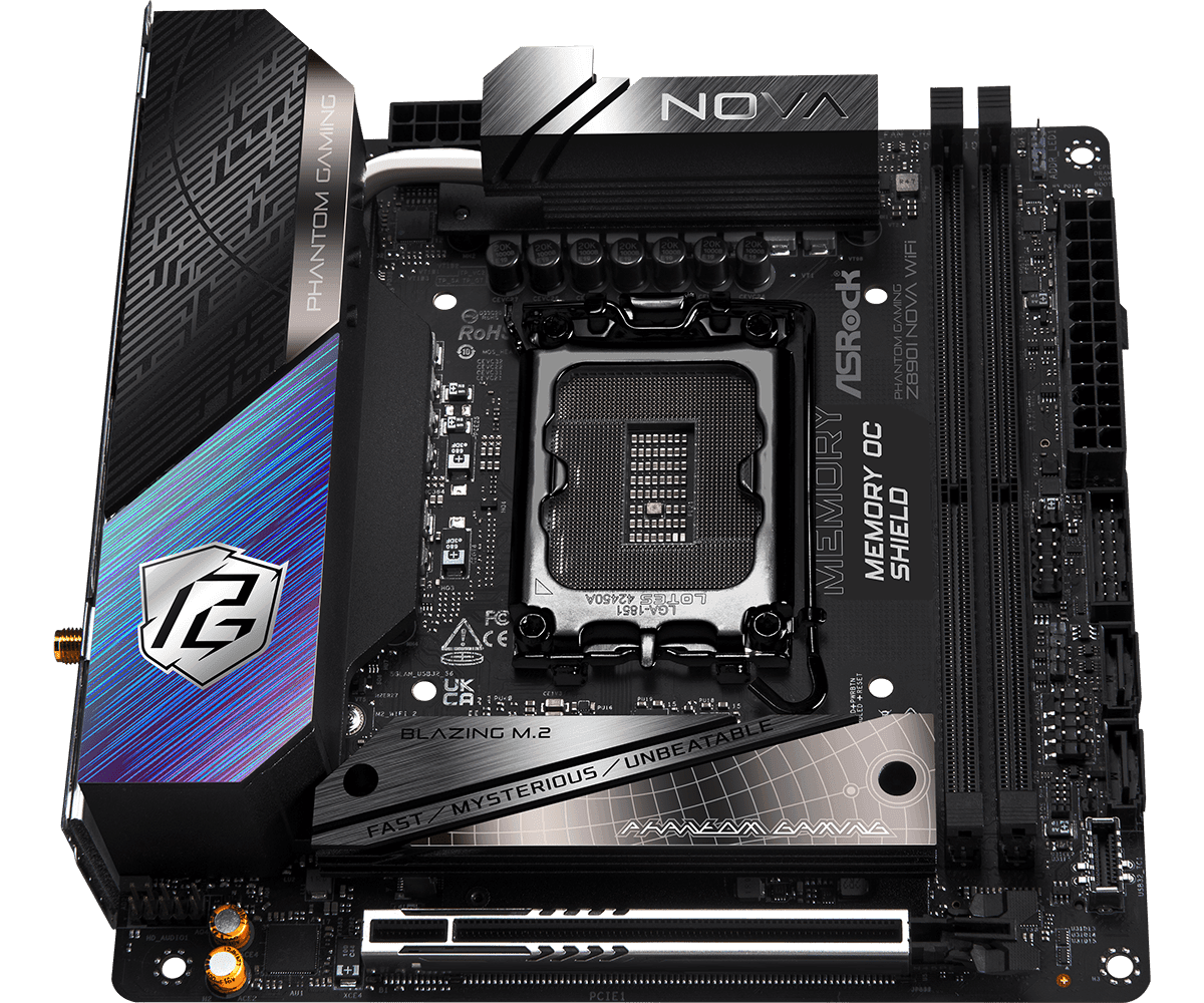 Placa de baza ASRock Phantom Gaming Z890I Nova WiFi, Socket - 8