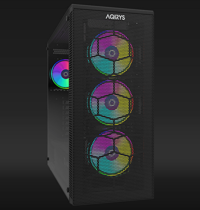 Carcasa AQIRYS Naos Pro ARGB, Mid Tower, Black - 4