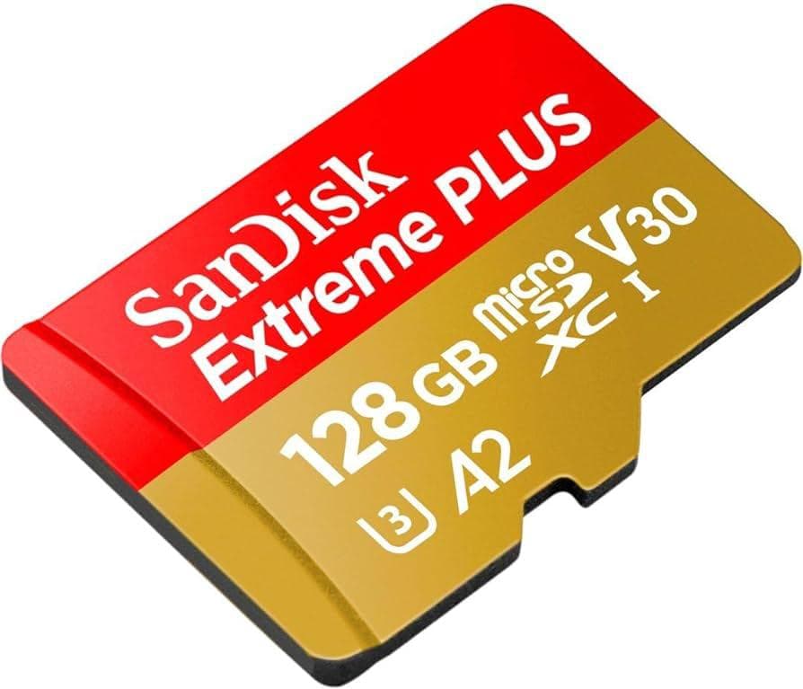 Card de Memorie MicroSDXC SanDisk Extreme PLUS, 128GB, Clasa 10,