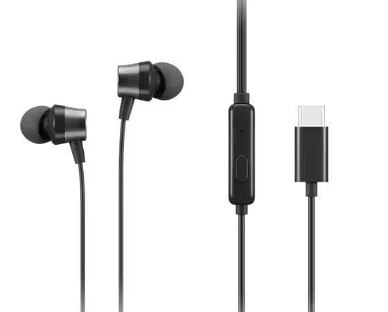 Casti In-ear LENOVO 4XD1J77351, Cu fir, Negru - 2