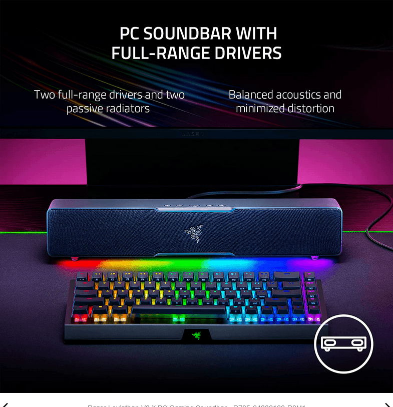 Razer Leviathan V2 X   TECHNICAL SPECIFICATIONS  FREQUENCY - 5