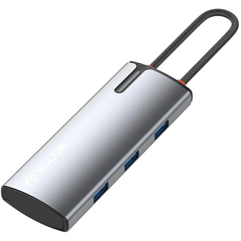 Hub USBC 3.0 Tellur, porturi 1 x HDMI, 3 x - 2