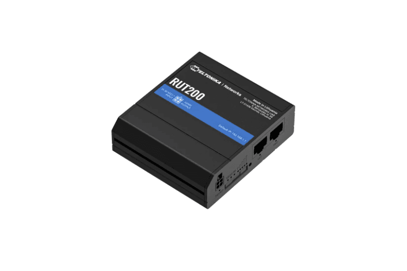 TELTONIKA INDUSTRIAL CELLULAR ROUTER RUT200 4G (LTE) – Cat 4 - 2