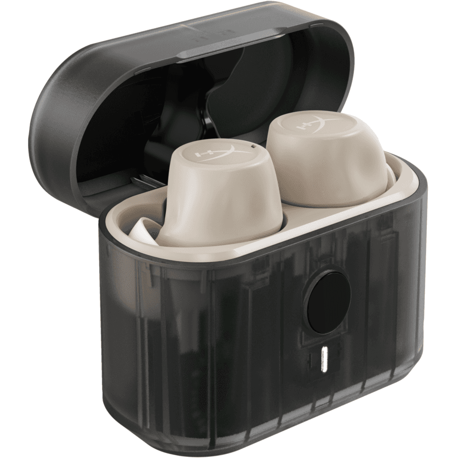 Casti In-ear HyperX Cirro Buds Pro Tan, Wireless, noise-canceling, Bej