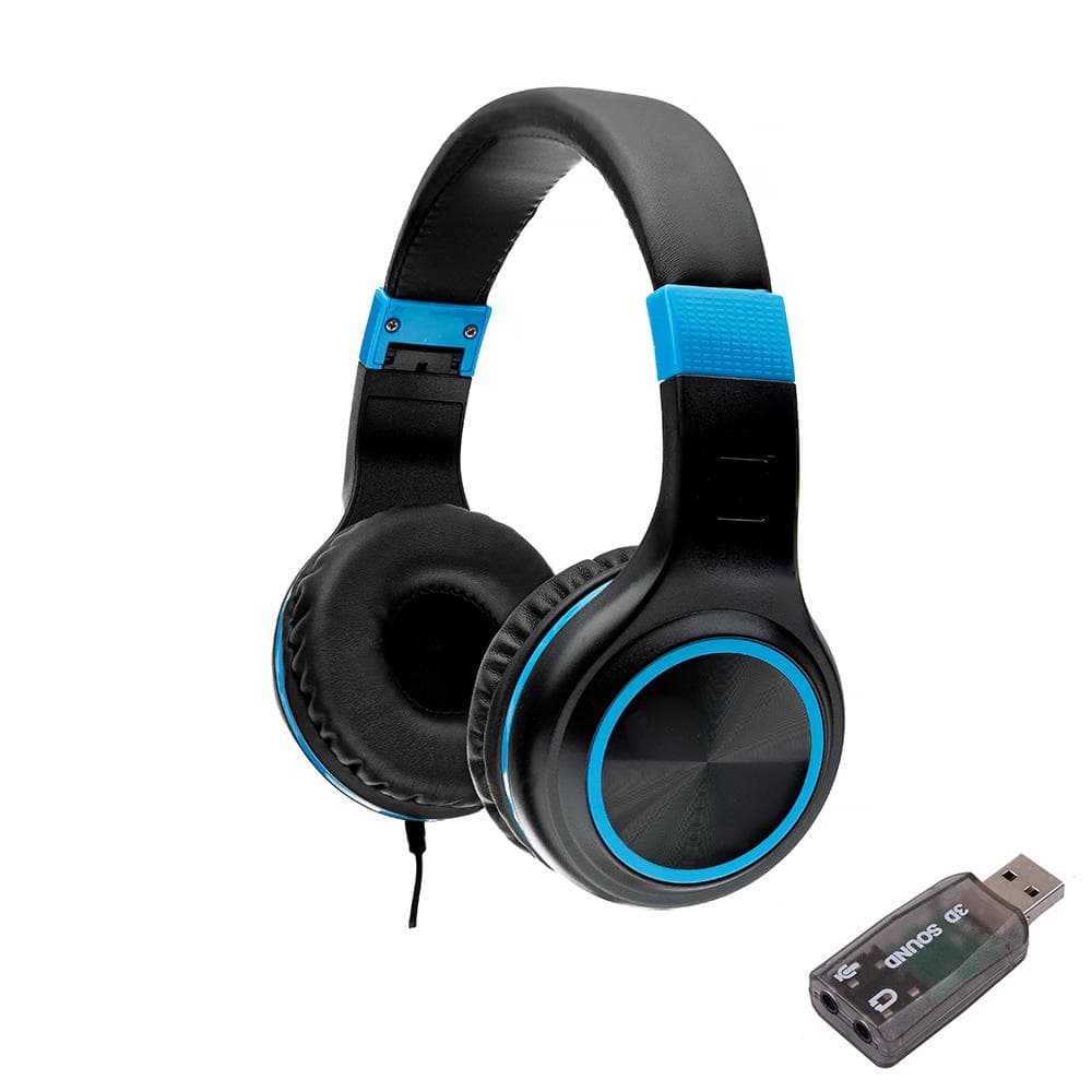 Casti Head-band SPACER SPHS-PEARL-BL-USB, Cu fir, Multicolor