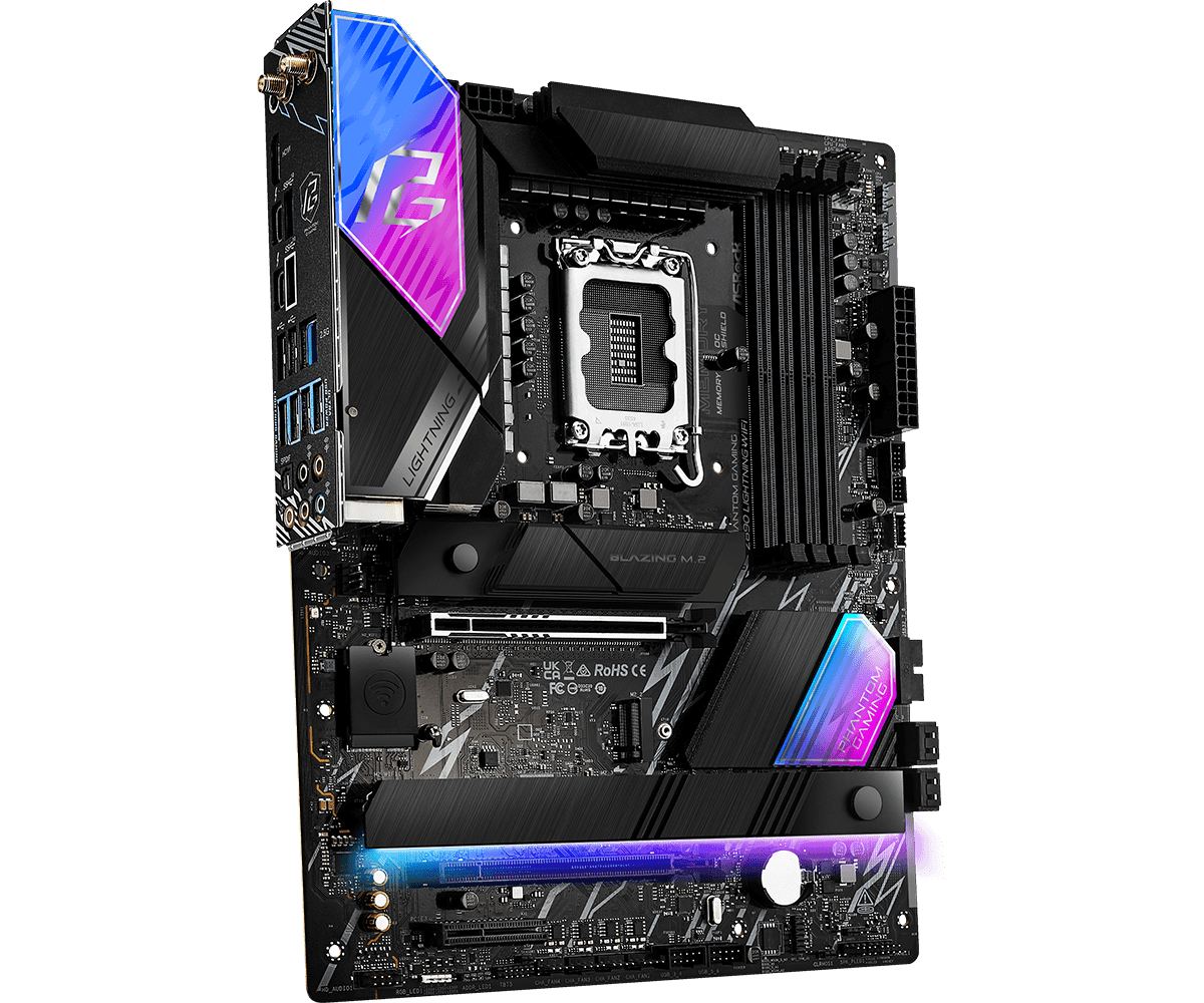 Placa de baza ASRock Phantom Gaming Z890 Lightning WiFi, Socket - 4