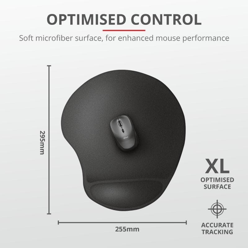 Mouse pad Trust Bigfoot XL, cu gel pad, negru - 2