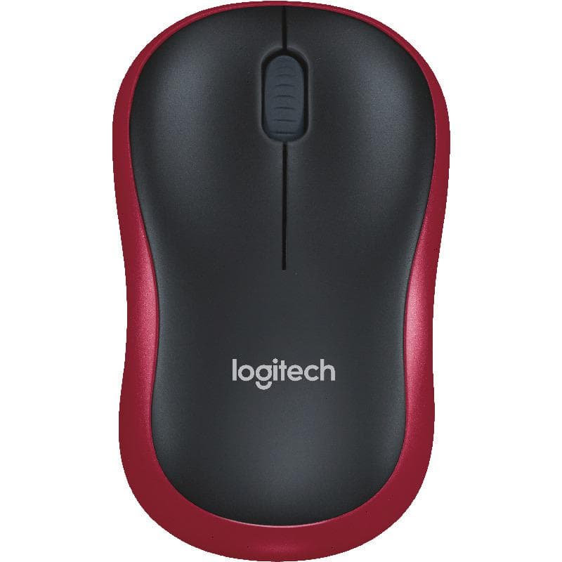 Mouse Logitech M185 Wireless, 1000 DPI, rosu - 2