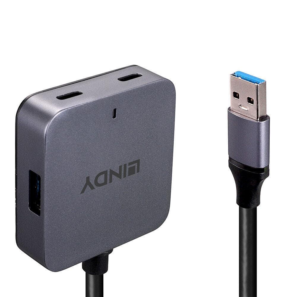 Hub Lindy 4 Porturi, interfata USB 3.2 / 3.1 Gen - 3