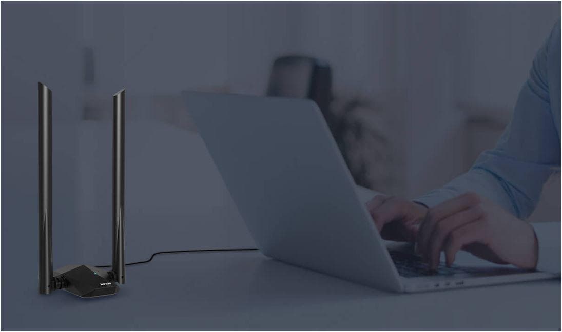 Tenda USB Adapter U18A, AX1800 Dual-band Wireless, WI-FI 6, USB - 2