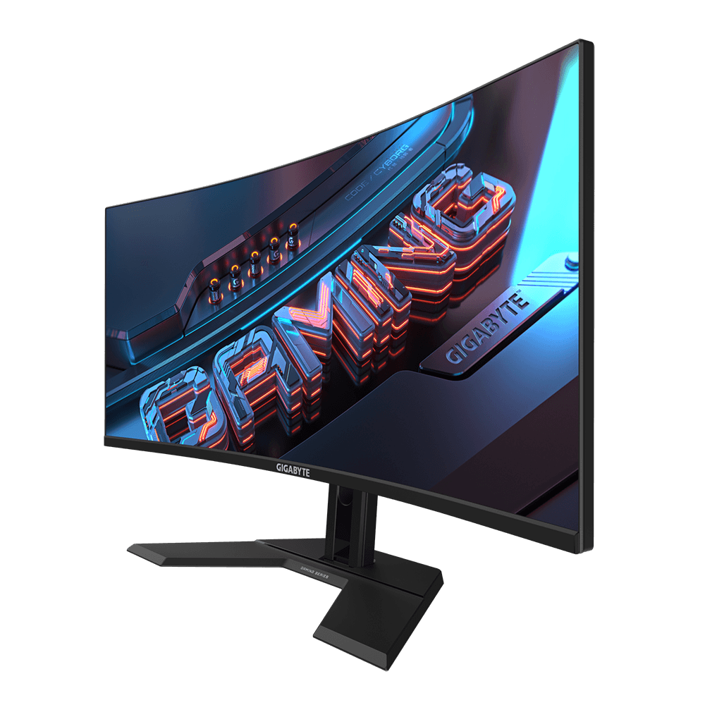 Gigabyte Monitor Gaming 34" GS34WQC, Non-glare, Rezolutie: 3440 x 1440 - 2