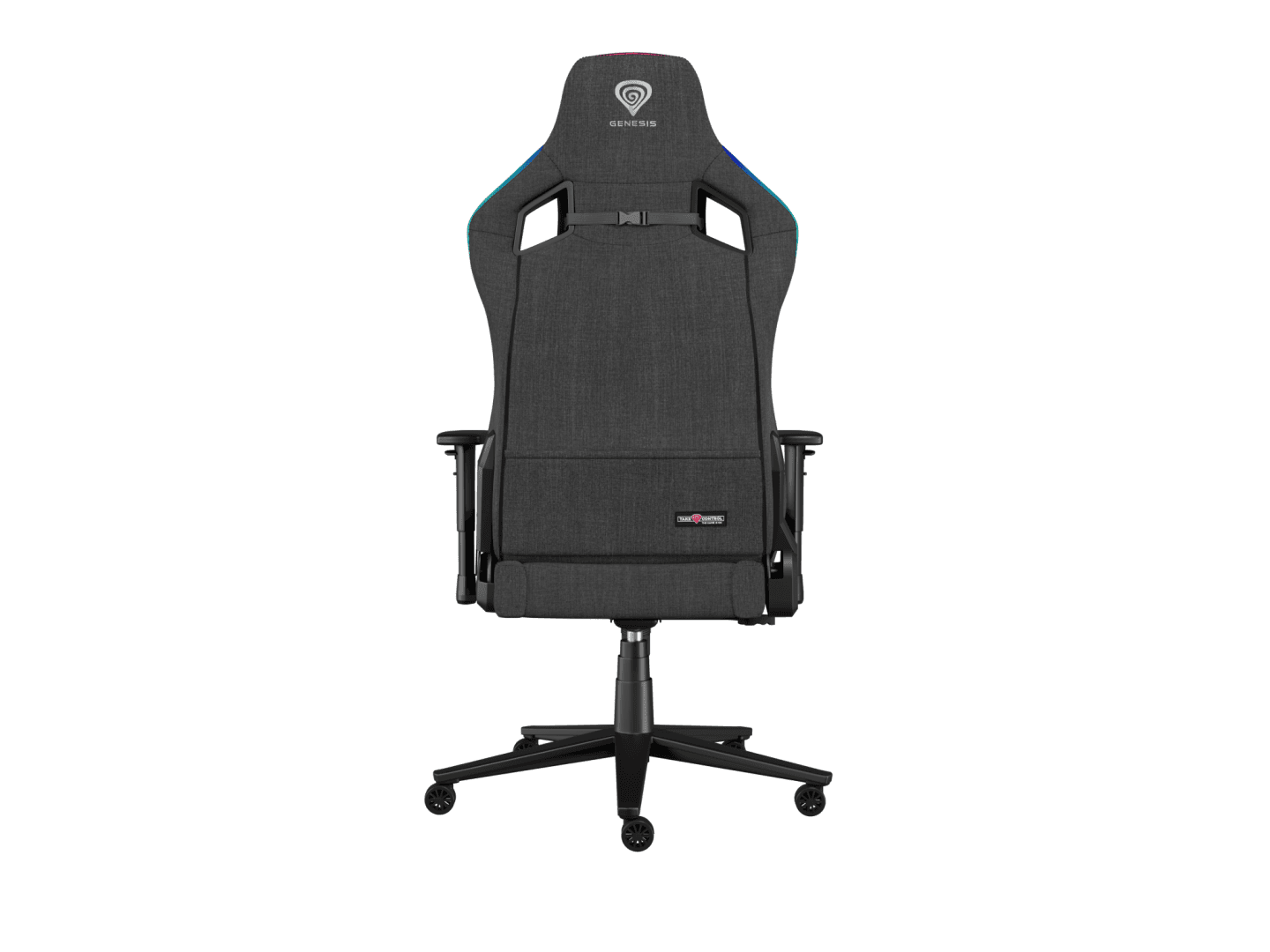 Scaun gaming Genesis TRIT 660, material textil, iluminare RGB, suporta - 4