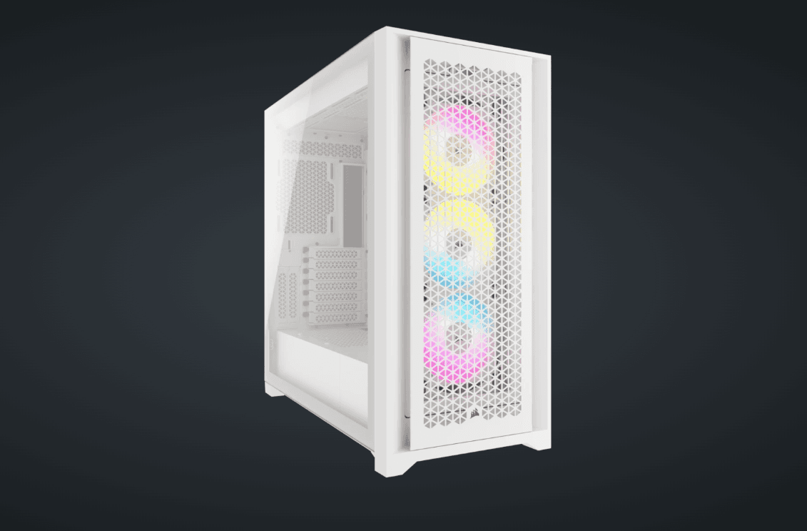 Carcasa Corsair iCUE 5000D RGB Airflow, Mid Tower, White - 2