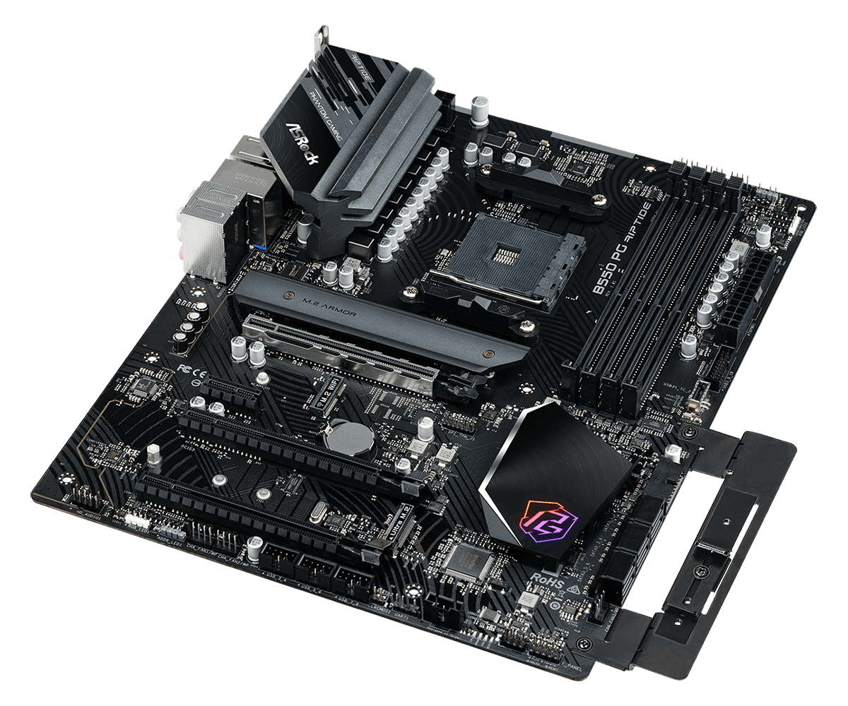 Placa de baza ASRock B550 PG Riptide, Socket AM4, DDR4, - 3
