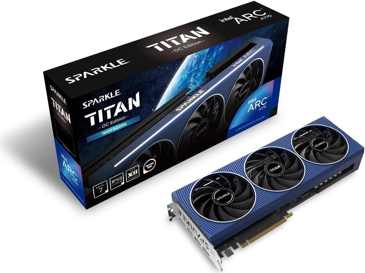 Placa video Sparkle Intel Arc A770, 16GB GDDR6, PCI Express