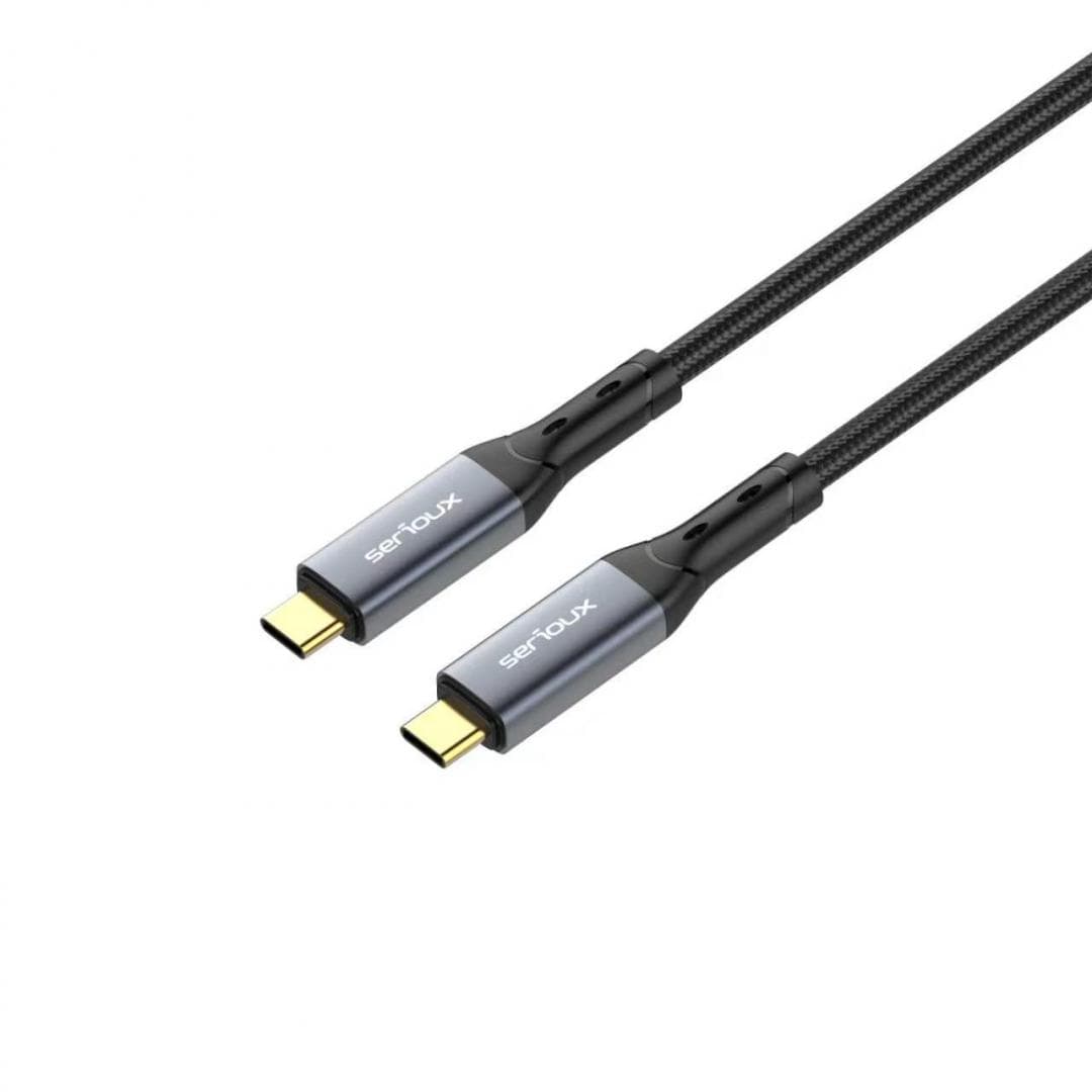 Cablu Serioux USB-C la USB-C, 240W, E-marker Chip integrat, viteza - 6