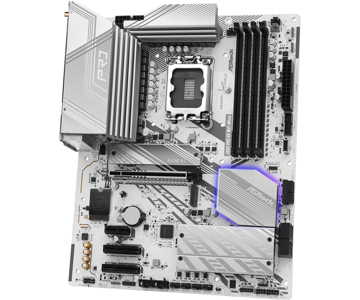 Placa de baza ASRock Z890 Pro RS WiFi White, Socket - 5