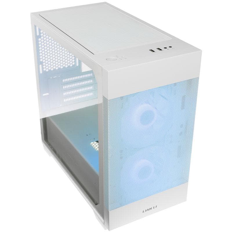Carcasa LIAN LI LANCOOL 205, RGB, Mini Tower, White - 2