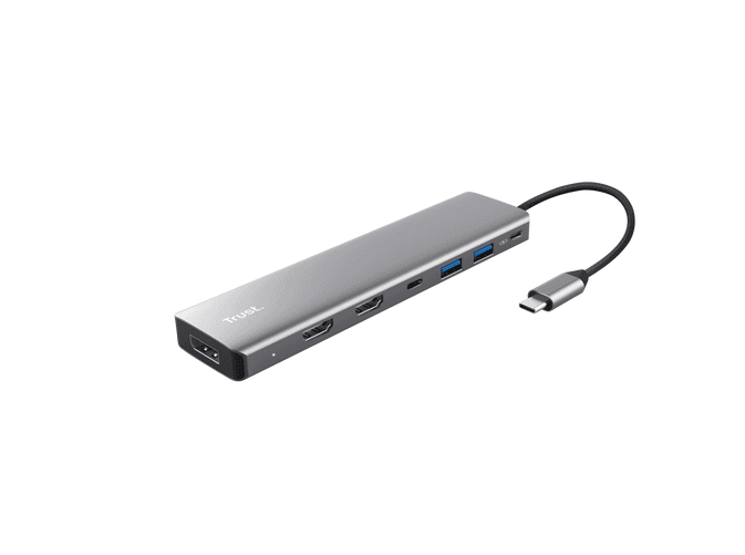 Adaptor Trust Dalyx 7-in-1, 2 porturi interfata USB-A 3.2 gen