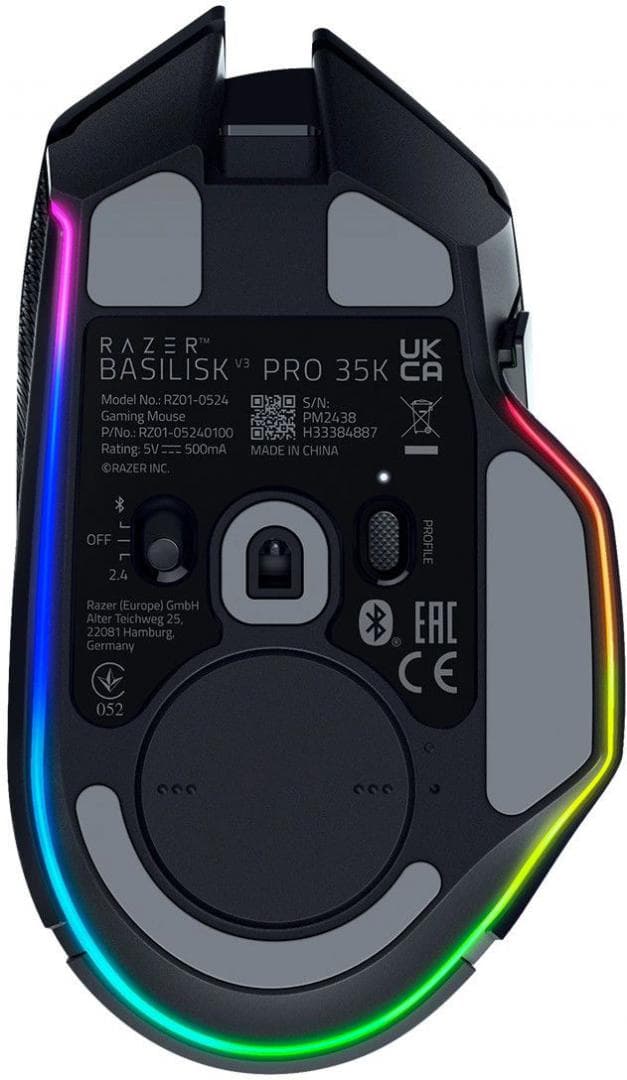 Razer Basilisk V3 35K, wireless, bluetooth, rezolutie maxima 35000 DPI, - 4