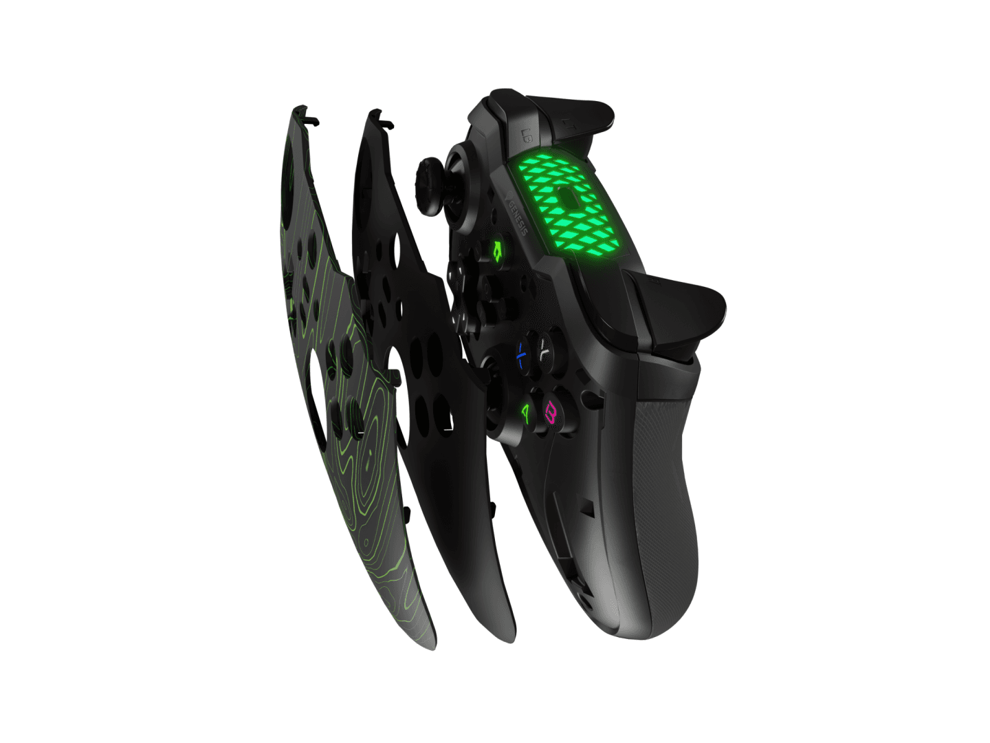 Controller wireless Genesis Mangan 400, tip Analog/Digital, interfata USB, bluetooth, - 4