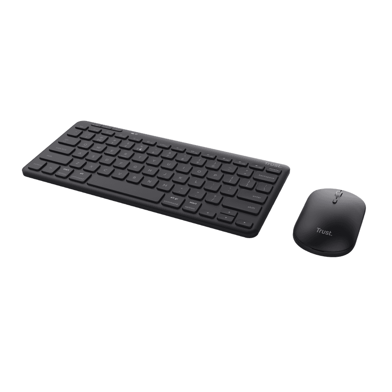 Trust Kit Wireless keyboard+mouse Lyra, mouse optic, rezolutie maxima 1200