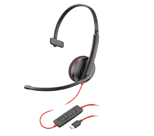 Casti Mono-casca HP Blackwire 3210, Wired, Negru