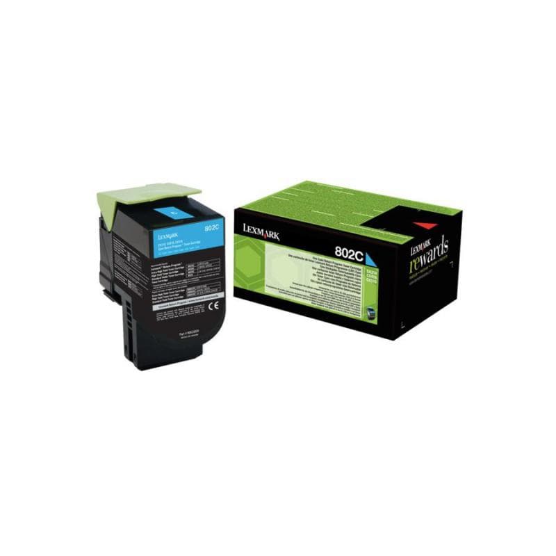 Toner Lexmark 80C20C0, cyan, 1 k, CX310dn , CX310n ,