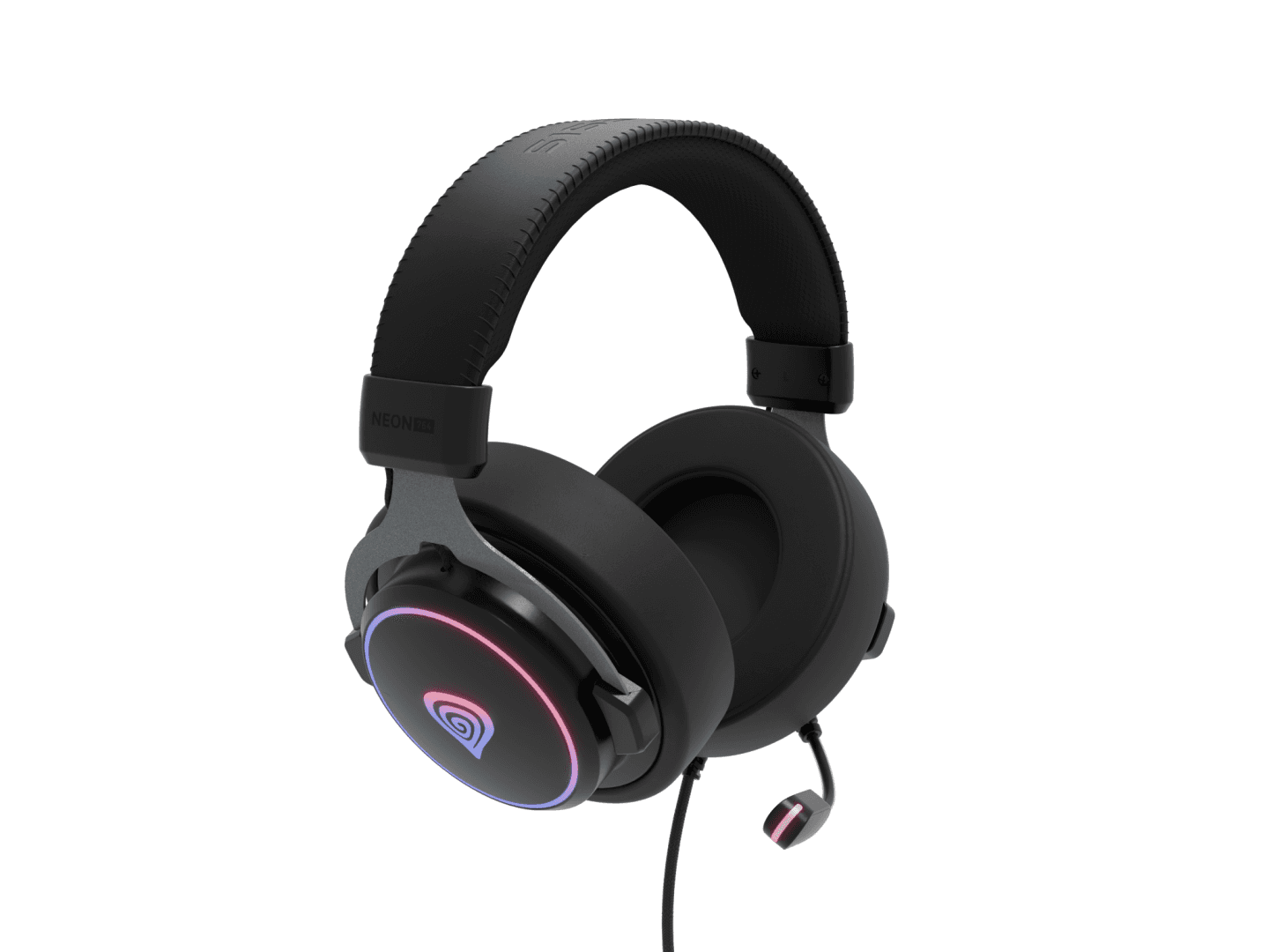 Casti Gaming Head-band Genesis Neon 764, Wired, Negru - 3