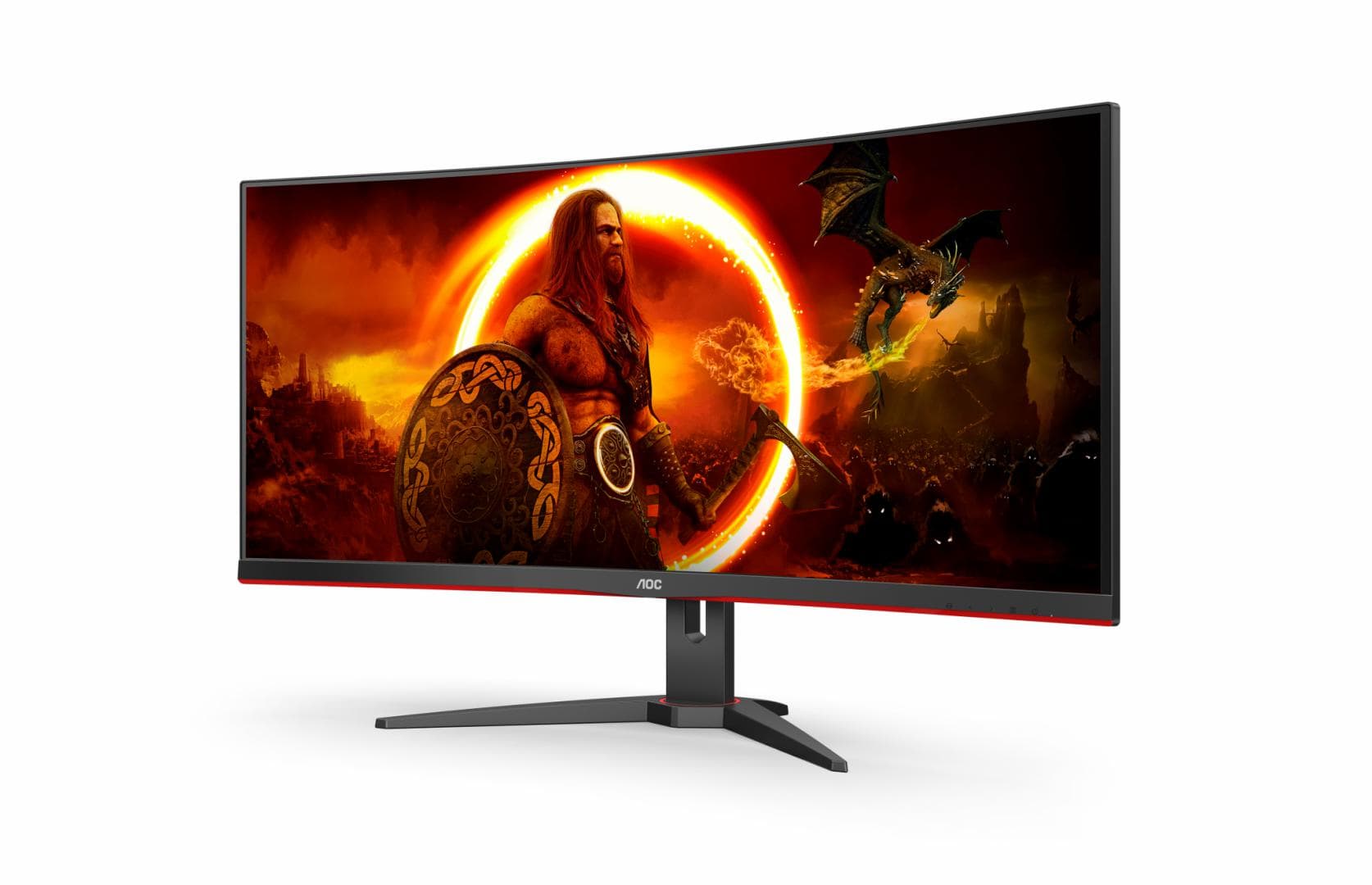 Monitor AOC 34" CU34G2XE/BK - 4