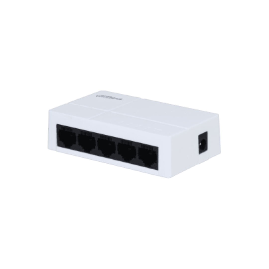 Dahua switch 5 porturi Gigabit PFS3005-5GT, Interfata: 5 x 10/100/1000, - 2