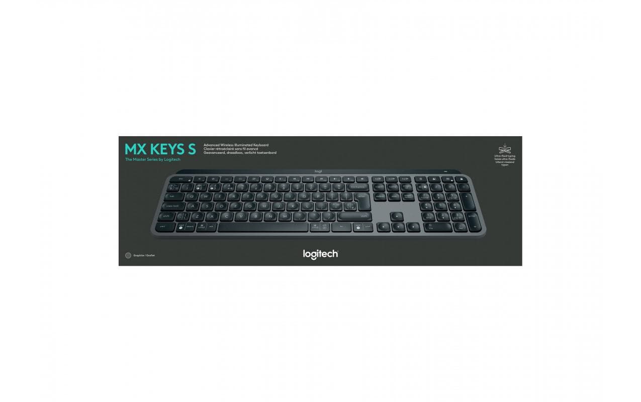 Tastatura Logitech MX Keys S, Iluminare, 2.4GHz&Bluetooth, USB-C, US INTL - 4