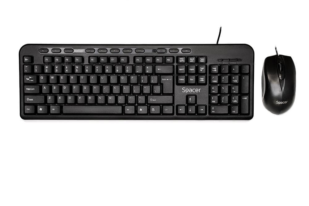 KIT Tastatura si Mouse Spacer SPDS-1691 cu fir, USB, tastatura - 2