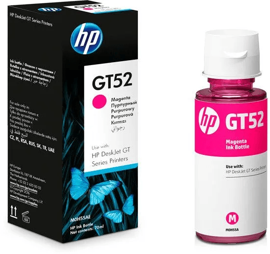Rezerva cerneala HP M0H55AE, GT52, Culoare: Magenta, Capacitate: 70ml/8k pagini,