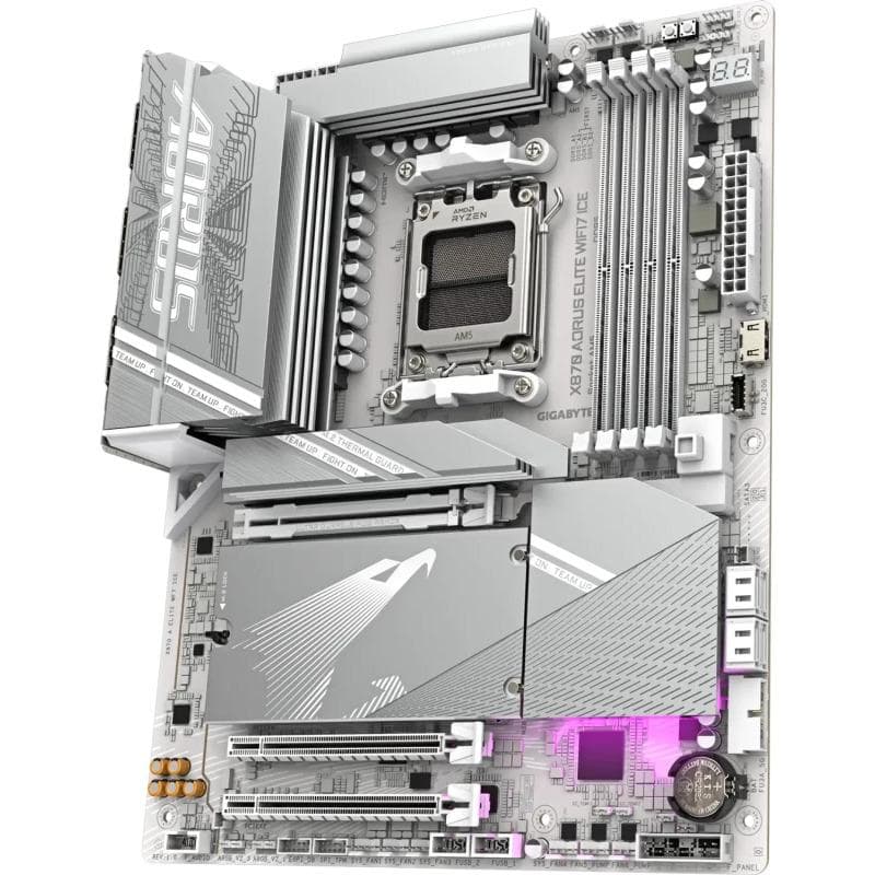 Placa de baza Gigabyte X870 AORUS ELITE WIFI7 ICE, Socket - 3