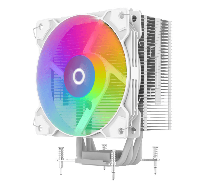 Cooler Procesor AQYRIS URANUS LS 2.0 ARGB ALB, dimensiune heatsink - 3