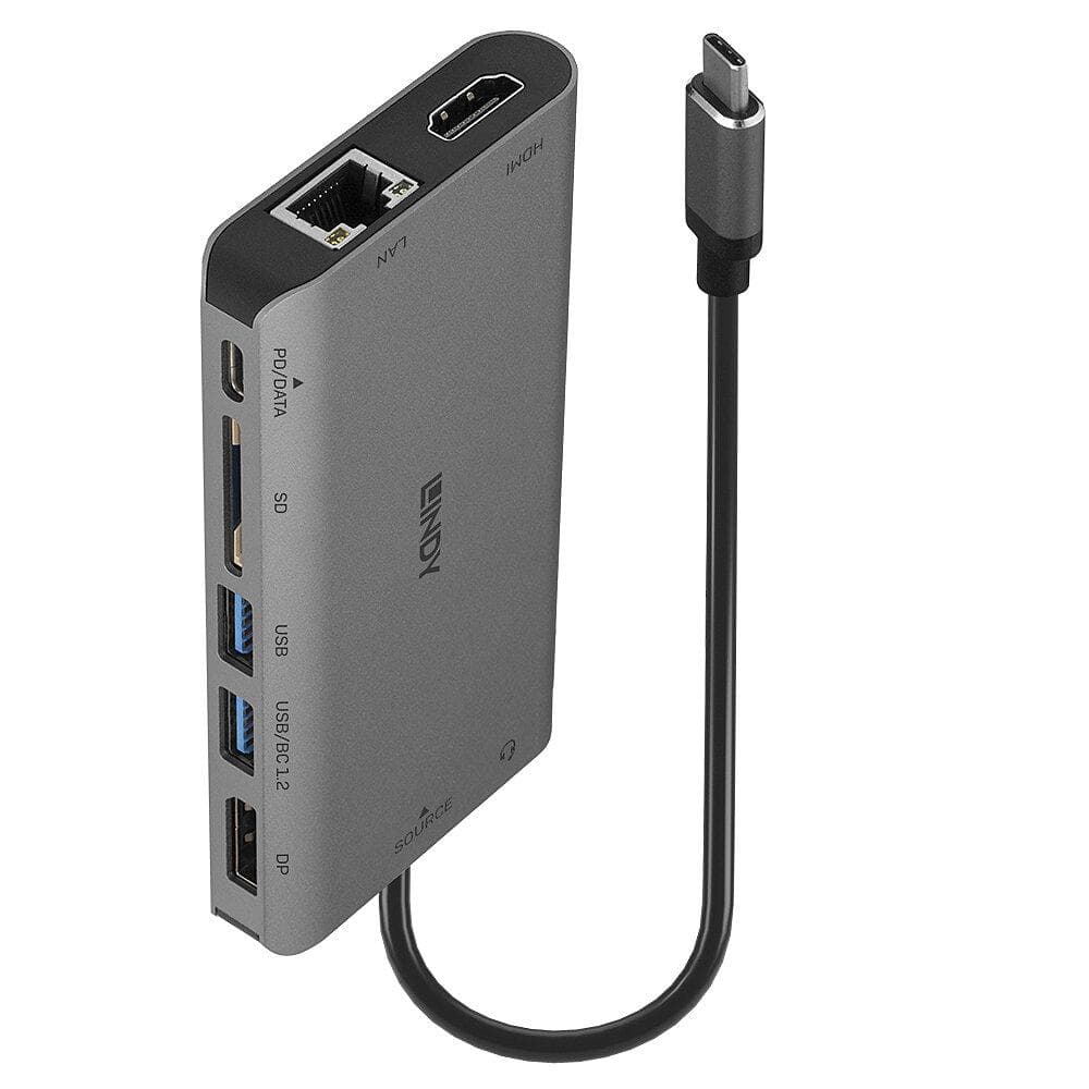 Mini Docking Station Lindy USB 3.2 Type C - 4K