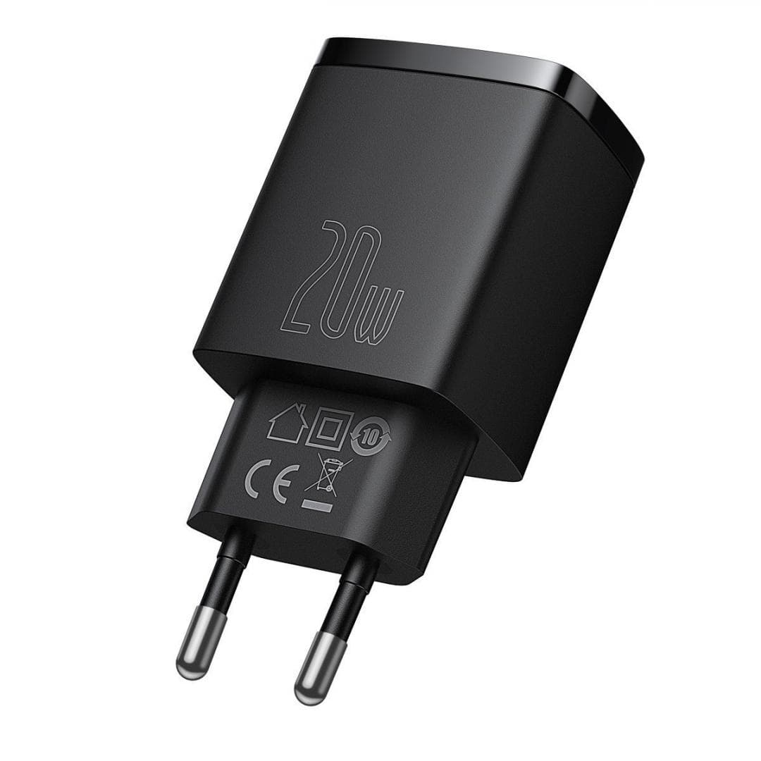 Incarcator retea Baseus Compact, Quick Charge 20W, 1 x USB - 3