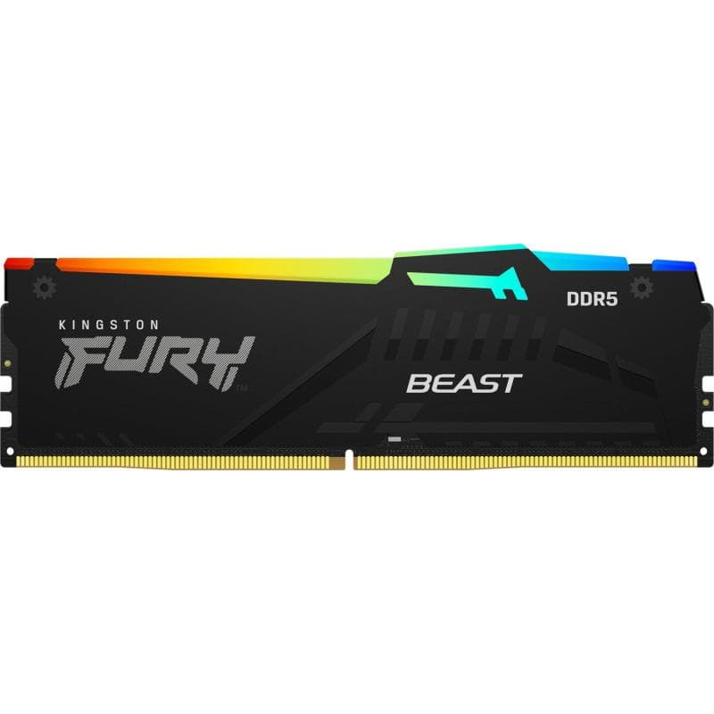 Memorie RAM Kingston FURY Beast RGB, 8GB DDR5, 5600MHz, CL36