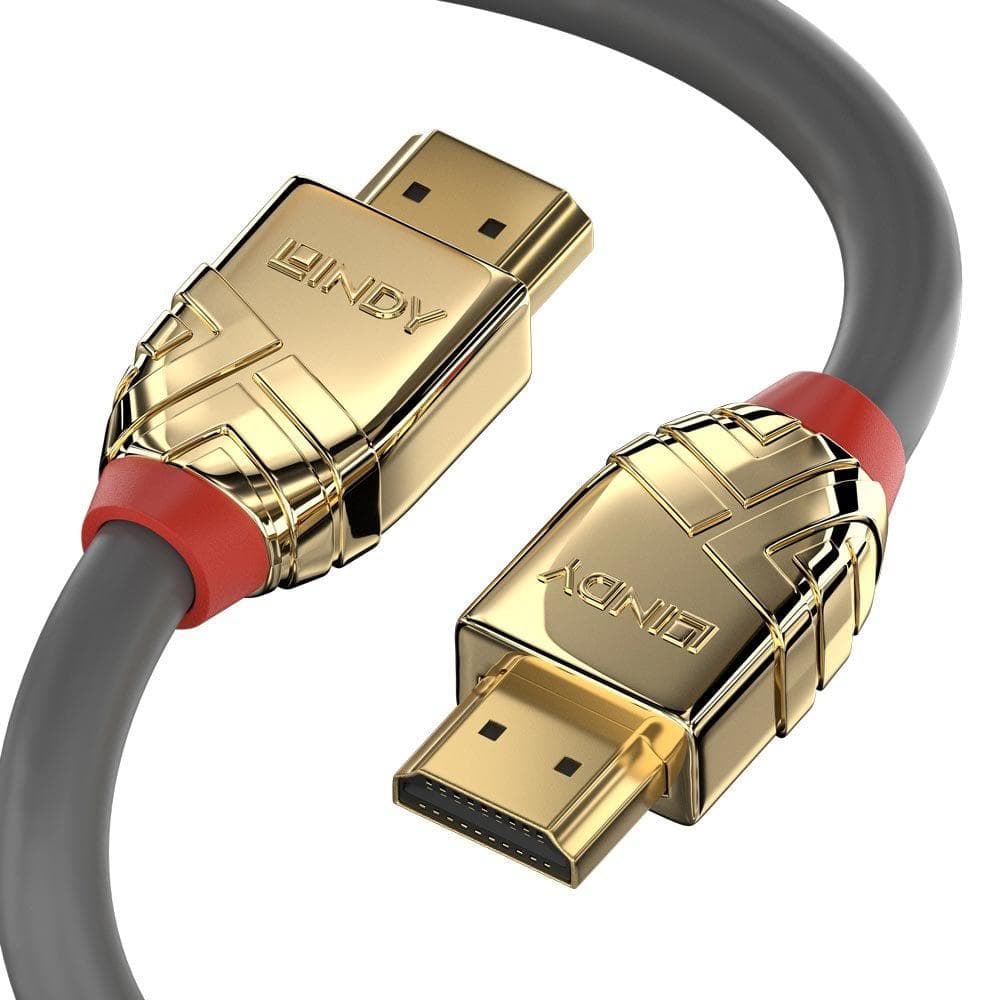 Cablu Lindy LY-37866, Standard HDMI Gold Line, negru - 2