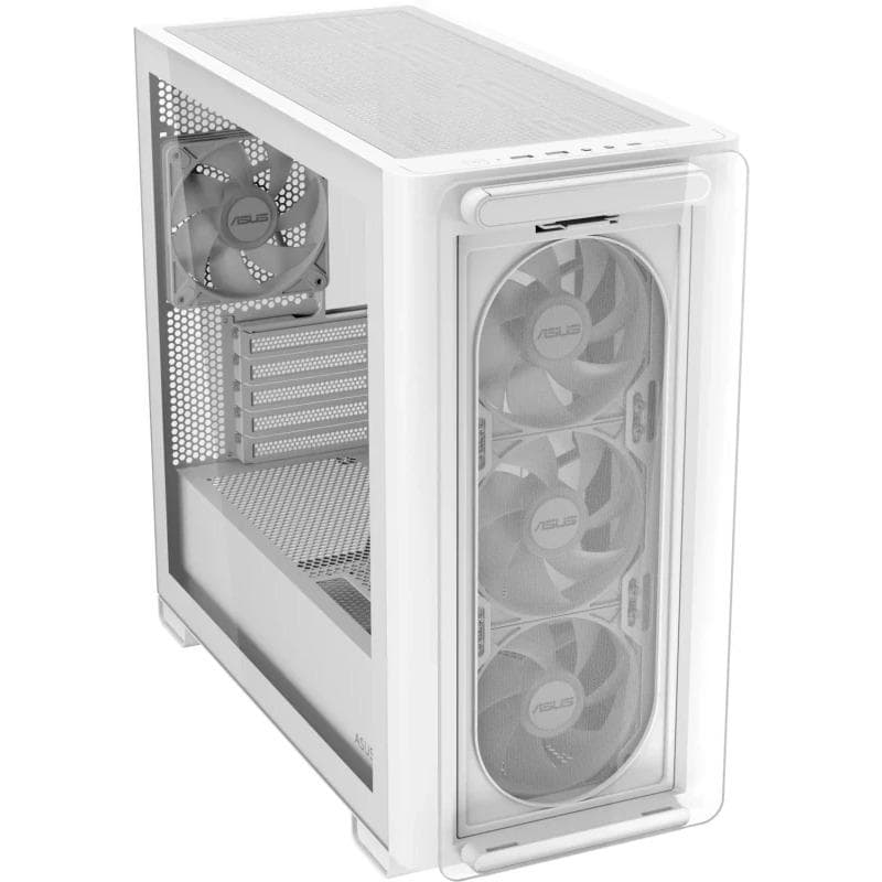 Carcasa ASUS A23 PLUS TG ARGB, Mid Tower, White - 3