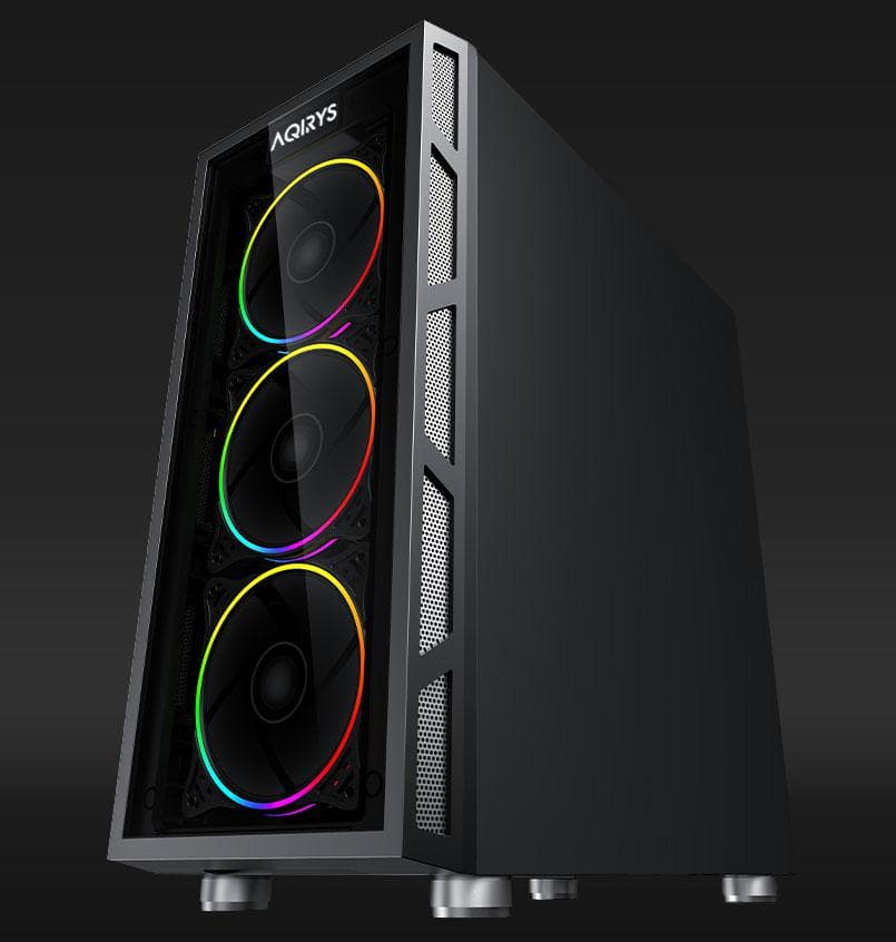 Carcasa AQIRYS ANTARES, RGB, Mid Tower, Black - 3